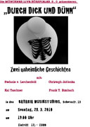 durch dick und dünn, Plakat