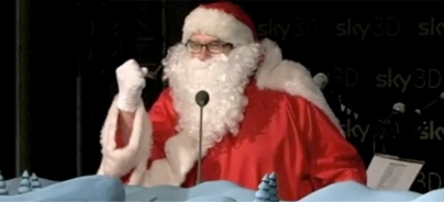 Chrostoph Jablonka als Weihnachtsmann